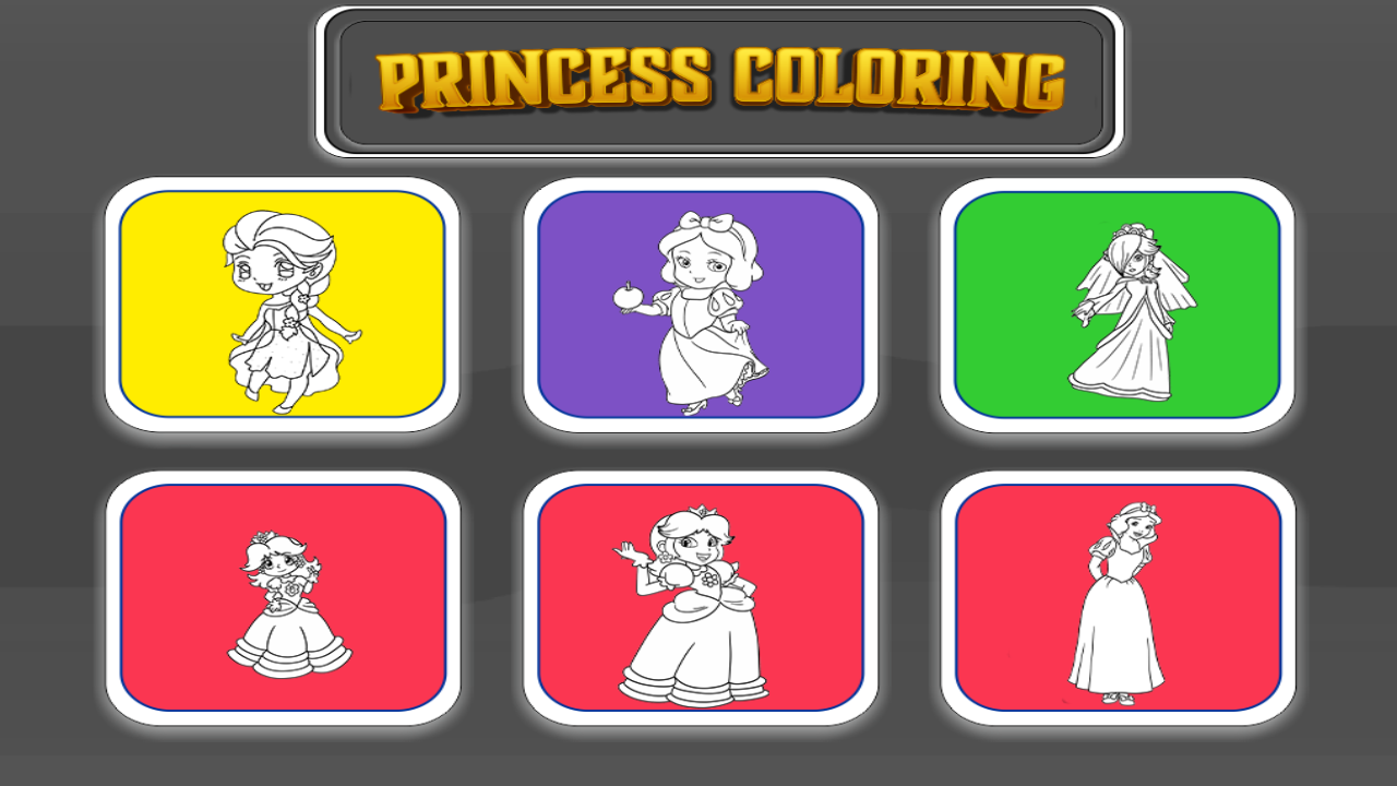 Princess Coloring Book