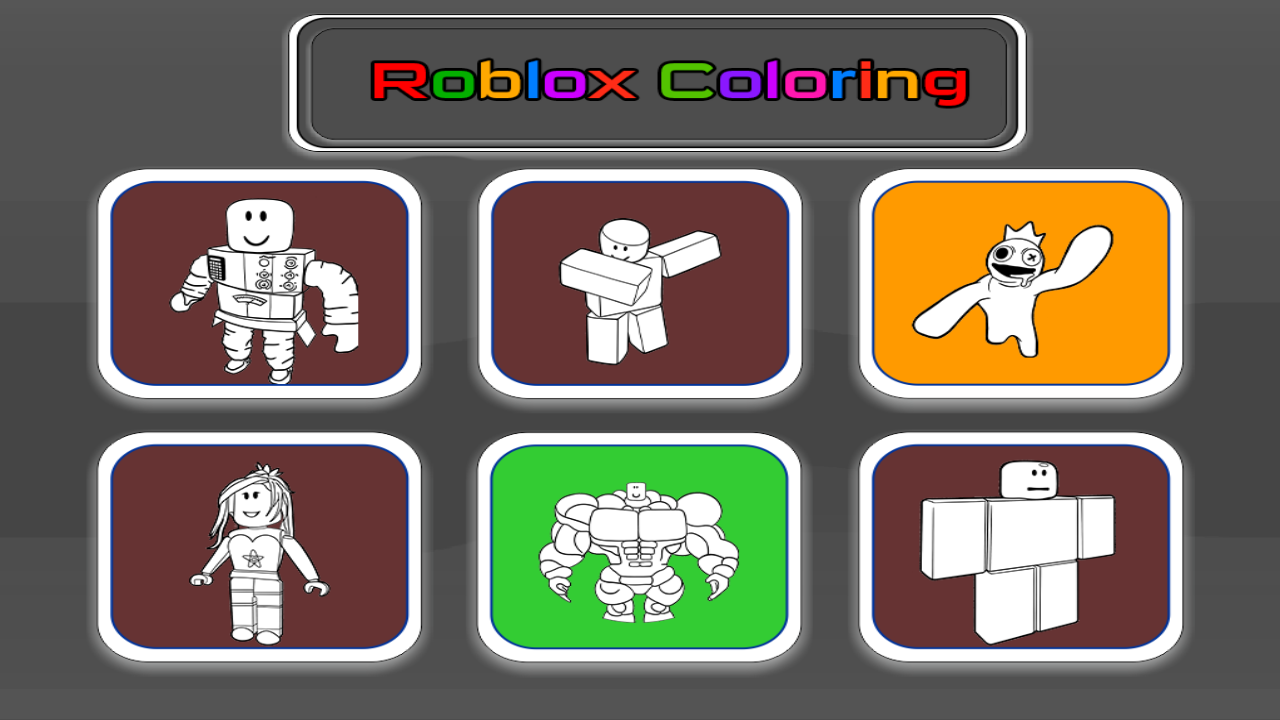 Roblox Coloring Book